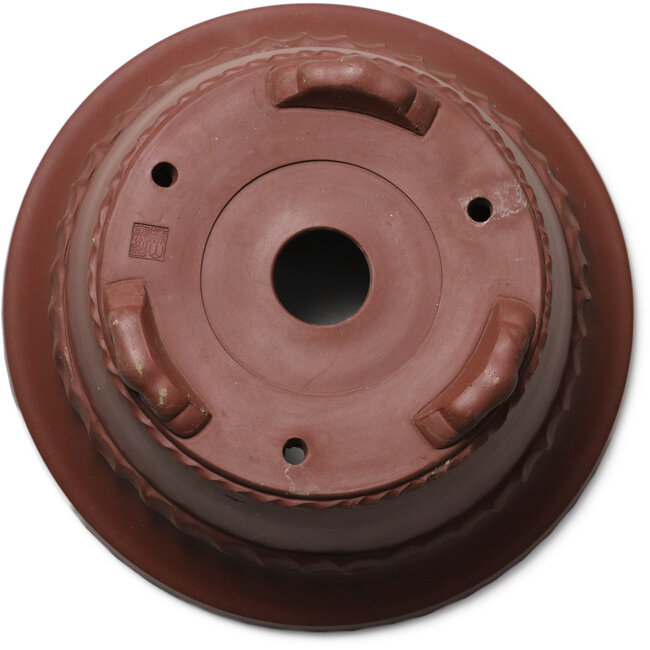 Pot à bonsaï rond non émaillé de Shouzan Mizuno - 405 x 405 x 165 mm