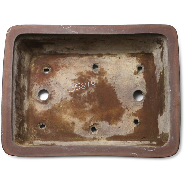 Rechthoekige, ongeglazuurde bonsaipot - 565 x 425 x 163 mm