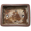 Rechthoekige, ongeglazuurde bonsaipot - 565 x 425 x 163 mm