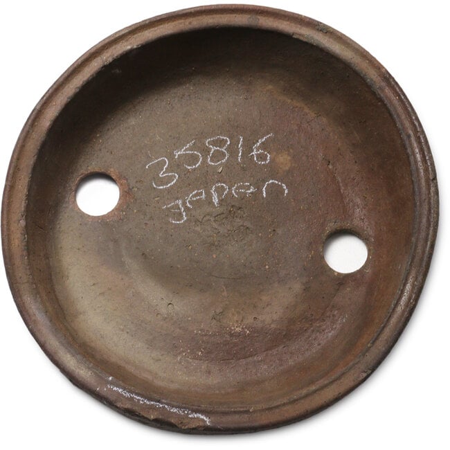 Pot à bonsaï rond non émaillé - 310 x 310 x 75 mm