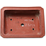 Rectangular unglazed bonsai pot by Keizan - 402 x 290 x 150 mm