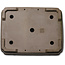 Rectangular unglazed bonsai pot - 415 x 323 x 112 mm