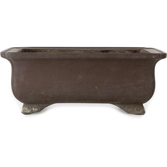 Keizan Pot à bonsaï rectangulaire non émaillé de 415 mm, de la marque Keizan, Tokoname, Japon