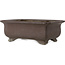Maceta rectangular sin esmaltar para bonsái de Keizan - 415 x 300 x 160 mm