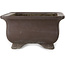 Maceta rectangular sin esmaltar para bonsái de Keizan - 415 x 300 x 160 mm