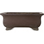 Pot à bonsaï rectangulaire non émaillé de Keizan - 415 x 300 x 160 mm
