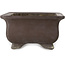 Maceta rectangular sin esmaltar para bonsái de Keizan - 415 x 300 x 160 mm