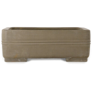 410 mm rectangular unglazed pot from Japan