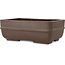 Maceta rectangular sin esmaltar para bonsái de Yamaaki Toshio (tercera generación) - 330 x 210 x 123 mm