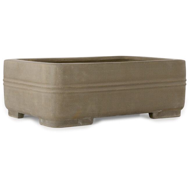 Maceta rectangular sin esmaltar para bonsái - 410 x 295 x 148 mm