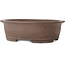 Maceta ovalada sin esmaltar para bonsái de Gyouzan - 473 x 380 x 140 mm