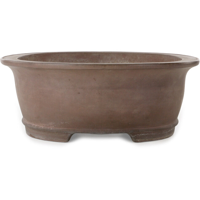 Vaso bonsai ovale non smaltato di Gyouzan - 473 x 380 x 140 mm