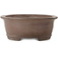 Vaso bonsai ovale non smaltato di Gyouzan - 473 x 380 x 140 mm