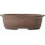 Maceta ovalada sin esmaltar para bonsái de Gyouzan - 473 x 380 x 140 mm