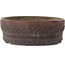 Ovaler, unglasierter Bonsai-Topf von Senkoen – 400 x 312 x 110 mm