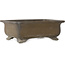 Pot à bonsaï rectangulaire non émaillé par Inaba Toen - 350 x 262 x 122 mm