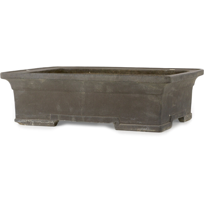 Maceta rectangular sin esmaltar para bonsái de Kyuhoen (Shunhosho) - 463 x 365 x 138 mm