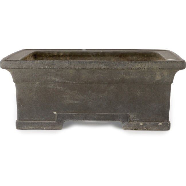 Pot à bonsaï rectangulaire non émaillé de Kyuhoen (Shunhosho) - 463 x 365 x 138 mm