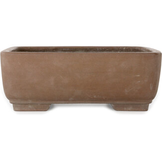 325 mm rectangular unglazed pot from Japan