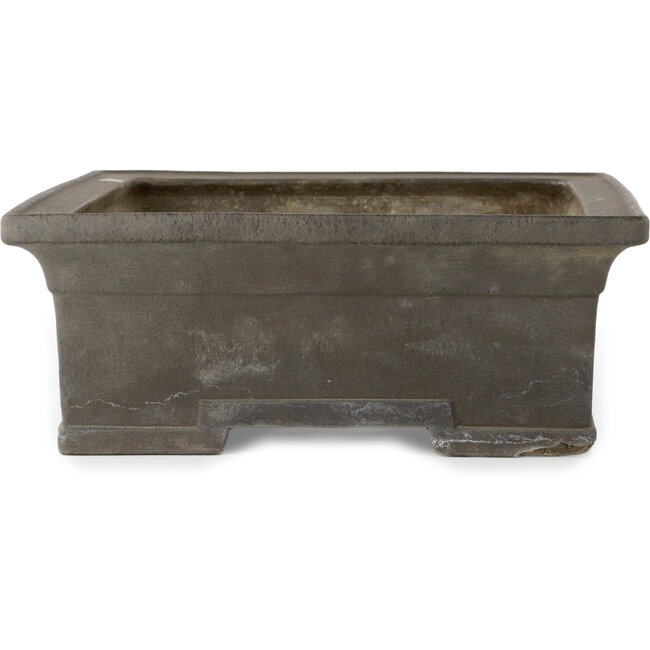 Maceta rectangular sin esmaltar para bonsái de Kyuhoen (Shunhosho) - 463 x 365 x 138 mm