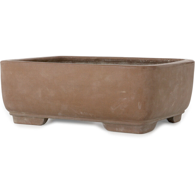 Rectangular unglazed bonsai pot - 325 x 240 x 115 mm