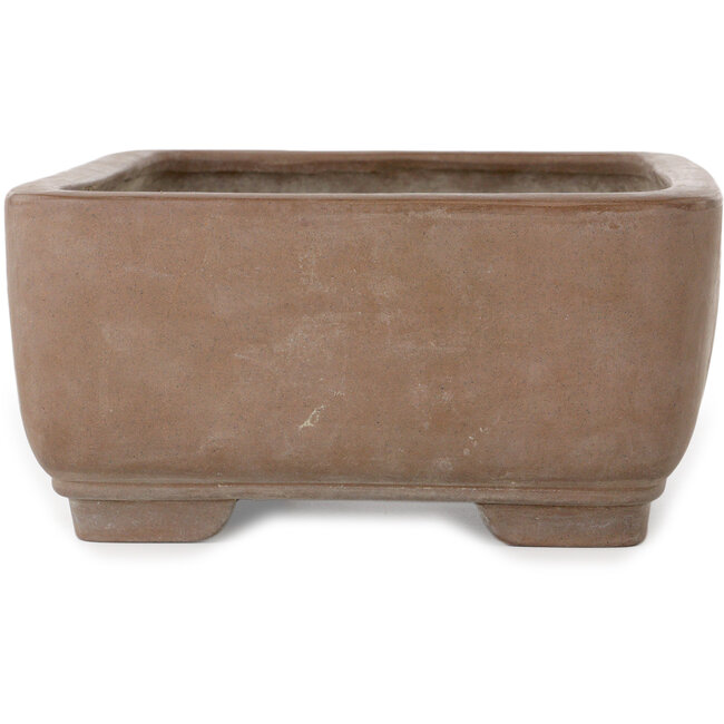 Rechteckiger, unglasierter Bonsai-Topf – 325 x 240 x 115 mm