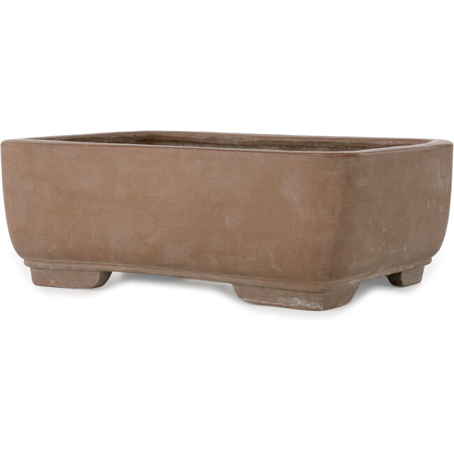 Maceta rectangular sin esmaltar para bonsái - 325 x 240 x 115 mm
