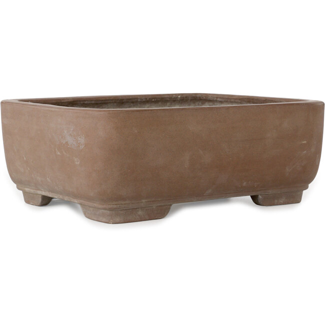 Rectangular unglazed bonsai pot - 325 x 240 x 115 mm