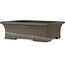 Maceta rectangular sin esmaltar para bonsái de Kyuhoen (Shunhosho) - 402 x 315 x 128 mm