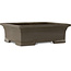 Maceta rectangular sin esmaltar para bonsái de Kyuhoen (Shunhosho) - 402 x 315 x 128 mm