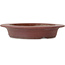 Round unglazed bonsai pot - 400 x 400 x 78 mm