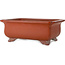 Pot à bonsaï rectangulaire non émaillé de Keizan - 467 x 340 x 178 mm
