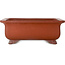 Maceta rectangular sin esmaltar para bonsái de Keizan - 467 x 340 x 178 mm