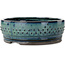 Vaso bonsai rotondo verde acqua - 215 x 215 x 73 mm