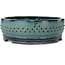 Ronde, turquoise bonsaipot - 215 x 215 x 73 mm