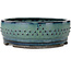 Vaso bonsai rotondo verde acqua - 215 x 215 x 73 mm