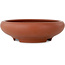 Maceta redonda sin esmaltar para bonsái - 250 x 250 x 75 mm
