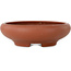 Maceta redonda sin esmaltar para bonsái - 250 x 250 x 75 mm
