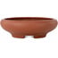 Ronde, ongeglazuurde bonsaipot - 250 x 250 x 75 mm