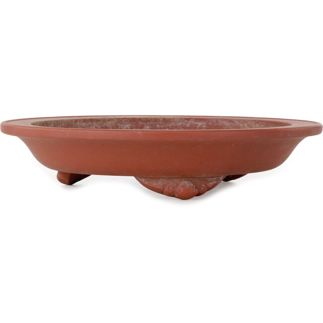 Round unglazed bonsai pot - 305 x 305 x 65 mm