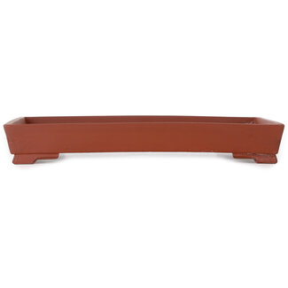 340 mm rectangular unglazed pot from Japan