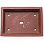 Pot à bonsaï rectangulaire non émaillé - 347 x 250 x 65 mm
