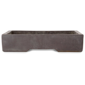 303 mm rectangular unglazed pot from Japan