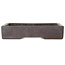 Rechteckiger, unglasierter Bonsai-Topf – 303 x 218 x 65 mm