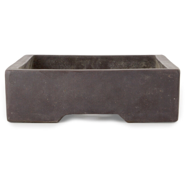 Pot à bonsaï rectangulaire non émaillé - 303 x 218 x 65 mm