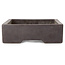 Rectangular unglazed bonsai pot - 303 x 218 x 65 mm