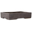 Rectangular unglazed bonsai pot - 303 x 218 x 65 mm