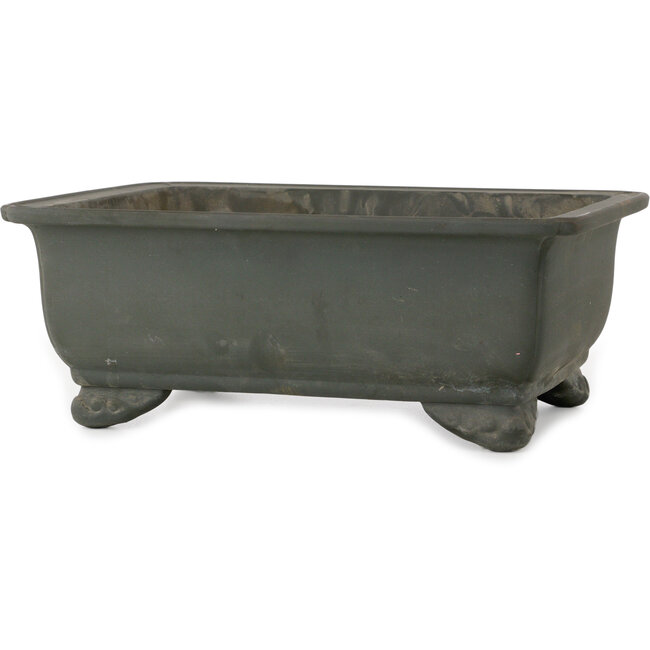 Rechteckiger, unglasierter Bonsai-Topf von Toshun – 310 x 237 x 115 mm