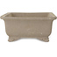 Rectangular unglazed bonsai pot - 327 x 250 x 113 mm