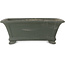 Rectangular unglazed bonsai pot by Kyuhoen (Shunhosho) - 375 x 285 x 132 mm
